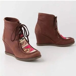 Anthropologie holding horses leather tribal boots